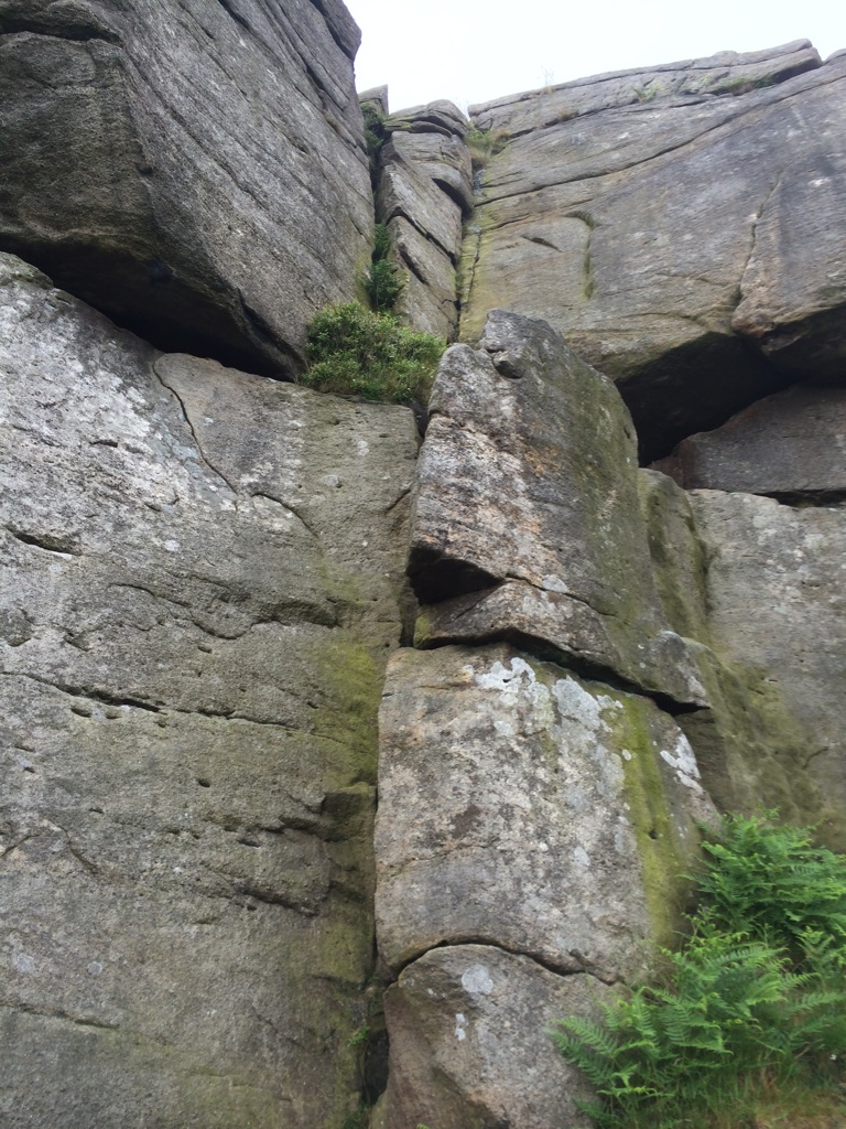 Rock climbing guidebook Peak district climbing